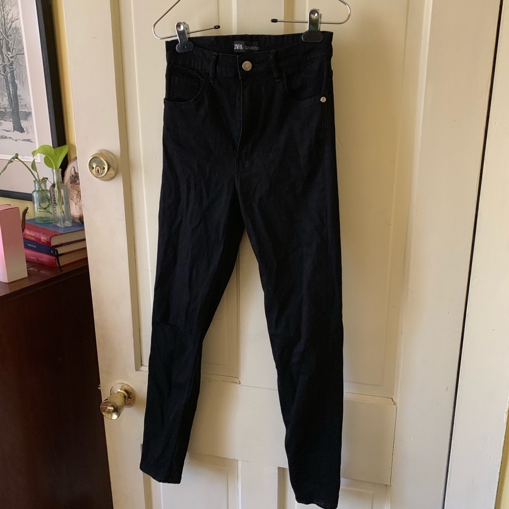 Zara black skinny jeans